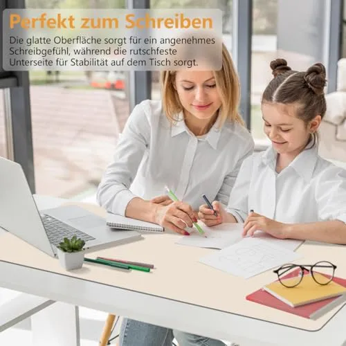 Zindoo Schreibtischunterlage · 80 x 40 cm · Beige