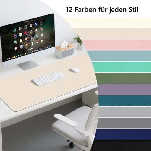 Zindoo Schreibtischunterlage · 80 x 40 cm · Beige