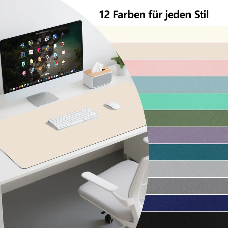 Zindoo Schreibtischunterlage · 80 x 40 cm · Beige
