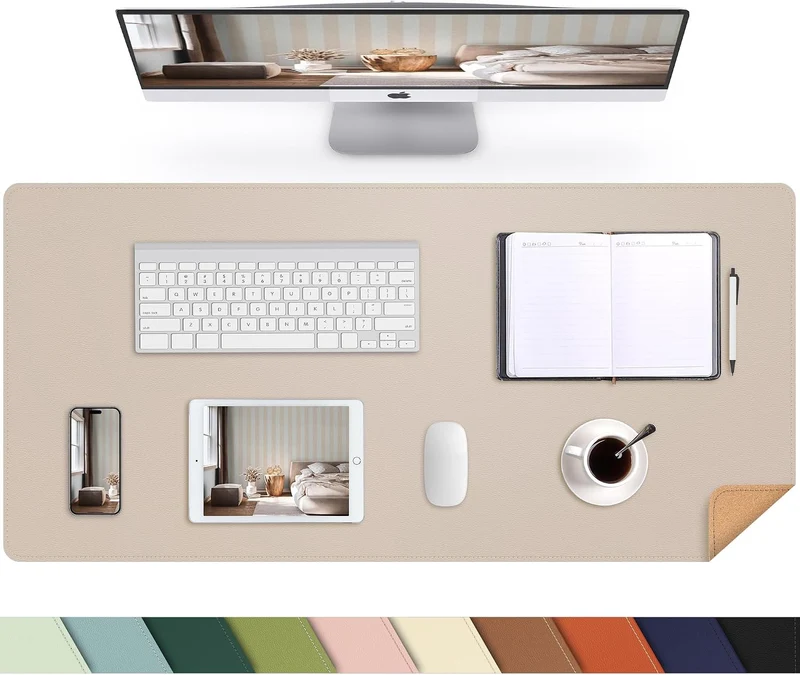 AFIING Schreibtischunterlage · 80 x 43 cm · Beige