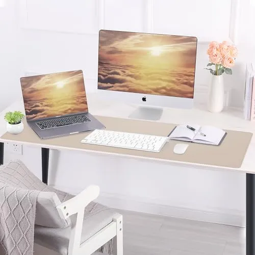 AFIING Schreibtischunterlage · 80 x 43 cm · Beige