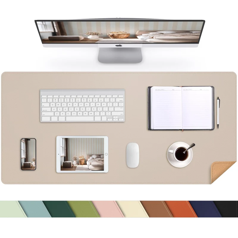 AFIING Schreibtischunterlage · 80 x 43 cm · Beige