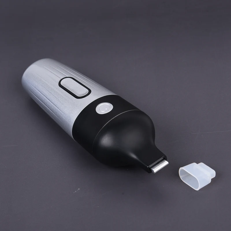 HOMESMART - Ultraschall Reinigungsstift, Zubehör inkl. und 2000mAh Batterie, 15x4,7 cm, Silber