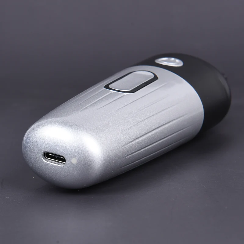 HOMESMART - Ultraschall Reinigungsstift, Zubehör inkl. und 2000mAh Batterie, 15x4,7 cm, Silber