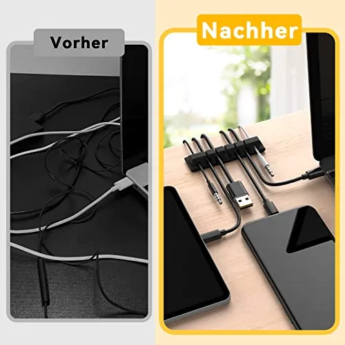 AGPTEK Kabelorganisation · Schwarz