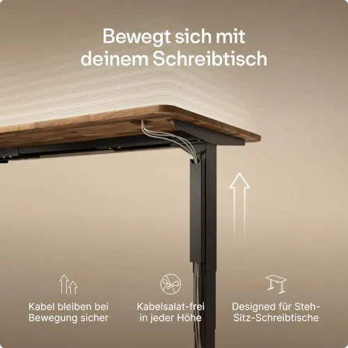 Desktronic Kabelorganisation · Schwarz