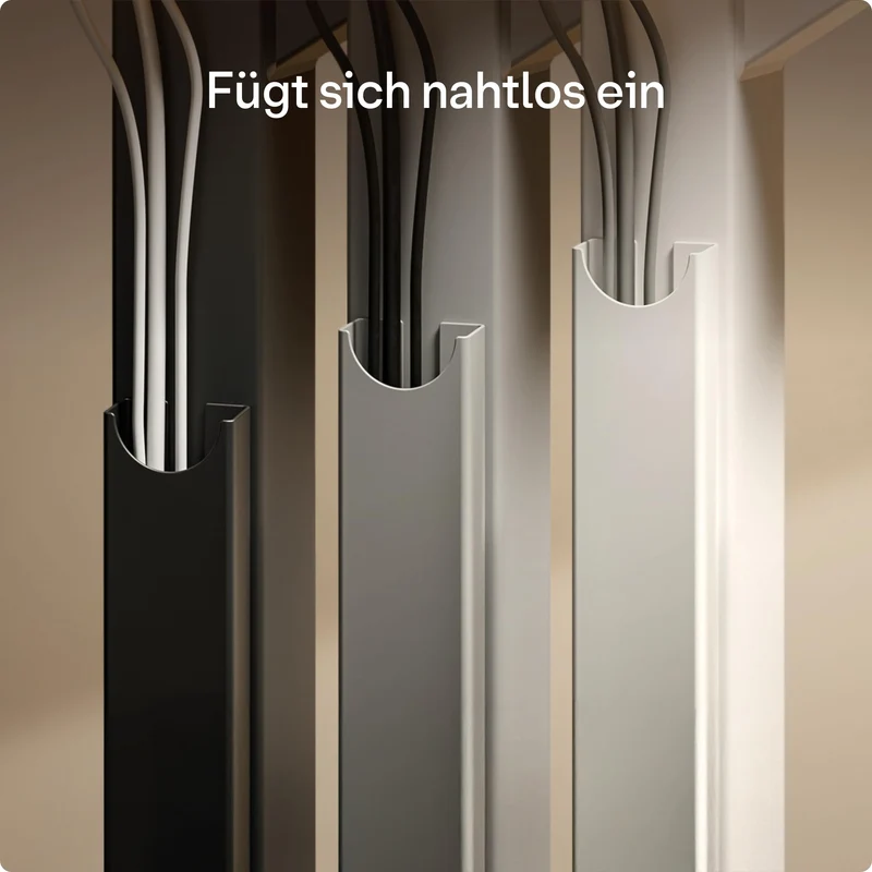 Desktronic Kabelorganisation · Schwarz