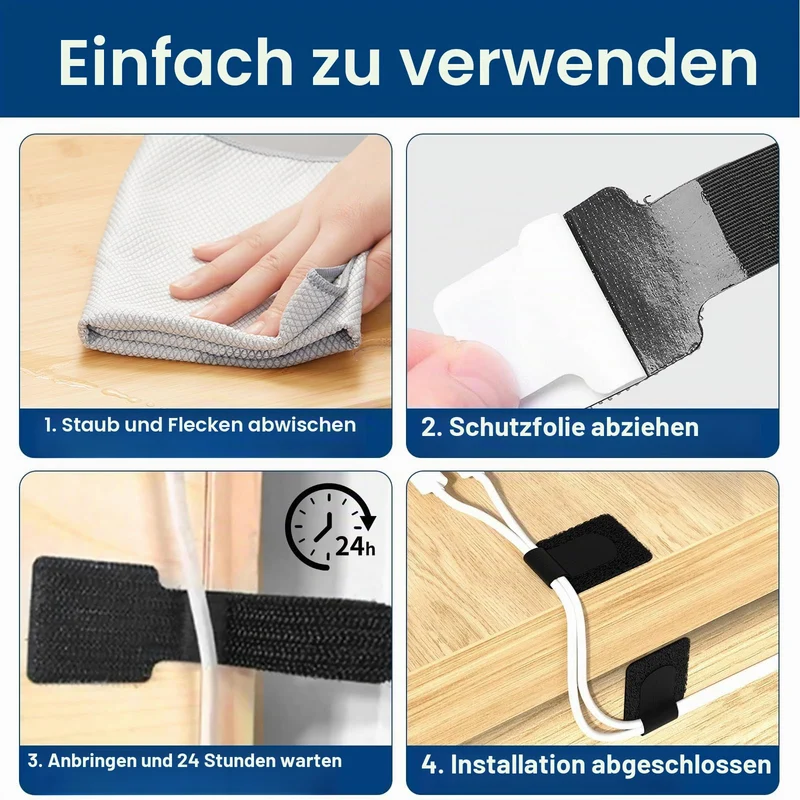 Redamancy Kabelorganisation · Schwarz · 90Millimeter
