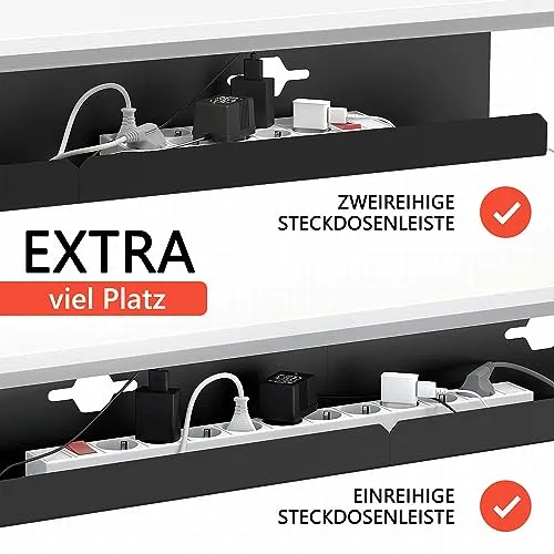 iVengo Kabelorganisation · Schwarz matt