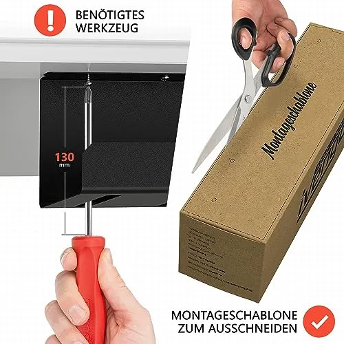 iVengo Kabelorganisation · Schwarz matt
