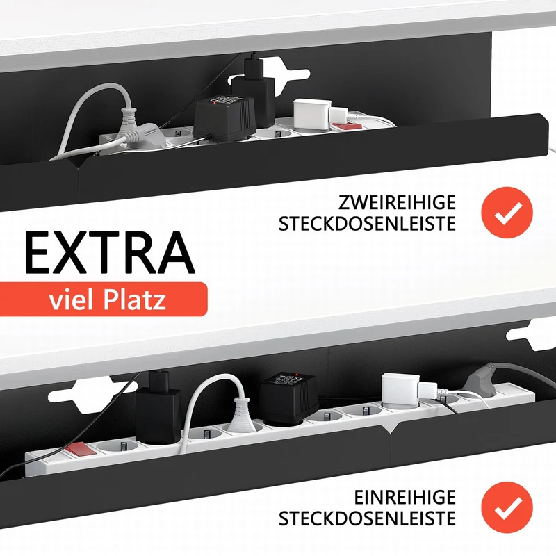 iVengo Kabelorganisation · Schwarz matt