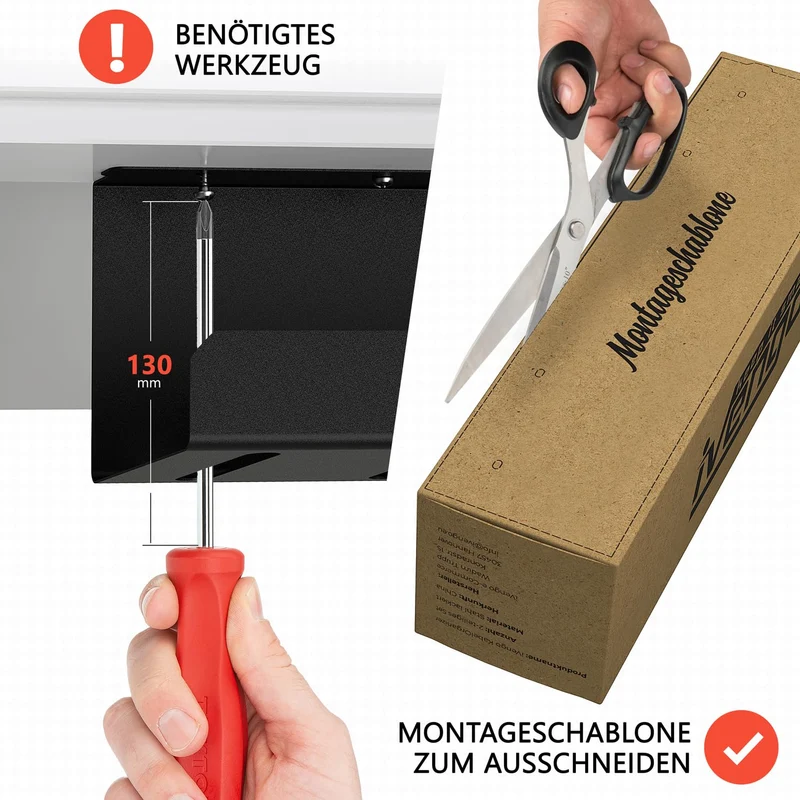 iVengo Kabelorganisation · Schwarz matt