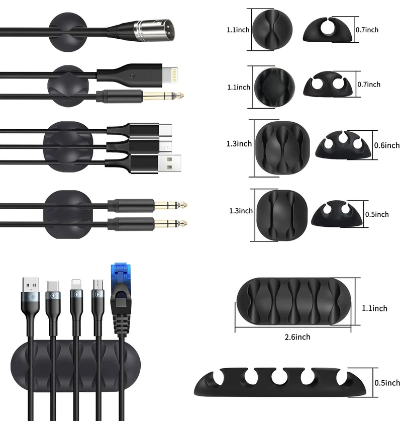 Moseem Kabelorganisation · 142pcs