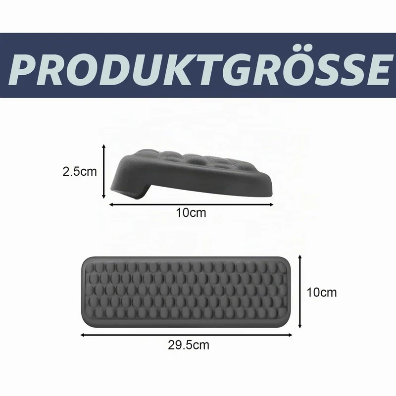 fuxunamz Handgelenkauflage · 30 x 10 cm · sc schwarz