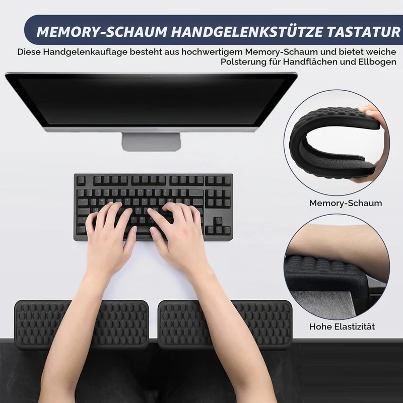 fuxunamz Handgelenkauflage · 30 x 10 cm · sc schwarz