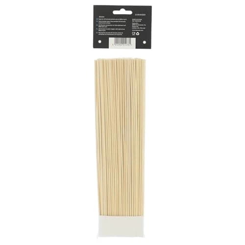Chef Aid Bambusspieße 30,5 cm – 100 Stück – Natürliche, Splitterfreie Grillspieße aus Bambus – Für Grill, Ofen, Fondue und Fingerfood – Stabil und Zuverlässig