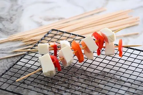 Chef Aid Bambusspieße 30,5 cm – 100 Stück – Natürliche, Splitterfreie Grillspieße aus Bambus – Für Grill, Ofen, Fondue und Fingerfood – Stabil und Zuverlässig