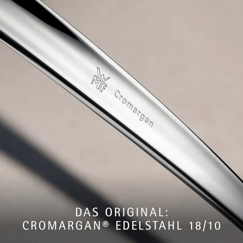 WMF Boston Besteckset 30-teilig für 6 Personen – Cromargan Edelstahl 18/10, poliert und rostfrei, spülmaschinenfest, Monobloc-Messer mit langlebiger Schärfe, elegantes Essbesteck für Alltag und Gäste