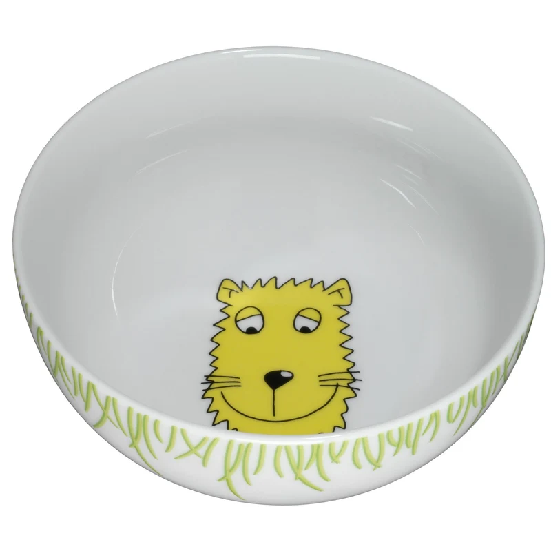 WMF Safari Kindergeschirr Kinder-Müslischale 13,8 cm, Porzellan, spülmaschinengeeignet, farb- und lebensmittelecht