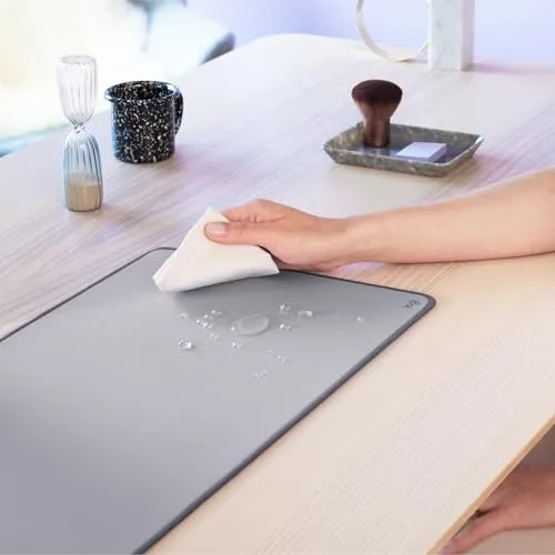 Logitech Schreibtischunterlage · 30 x 70 cm · Grau