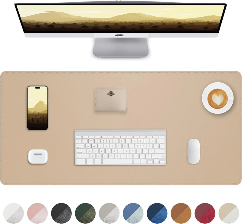 AFIING Schreibtischunterlage · 60 x 35 cm · Beige