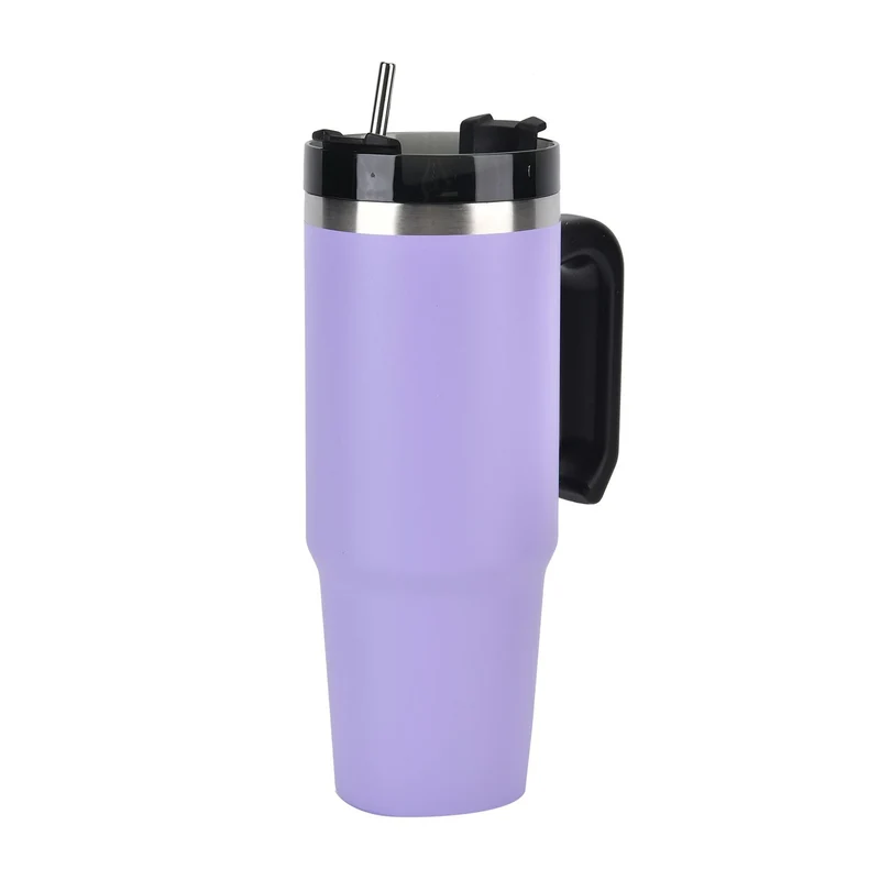 316L Edelstahl Thermobecher 887ml mit Strohhalm, Grün