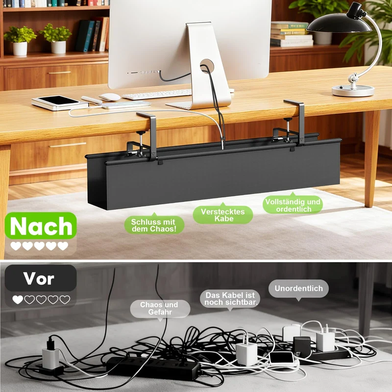 Dayacoco Kabelorganisation · Schwarz