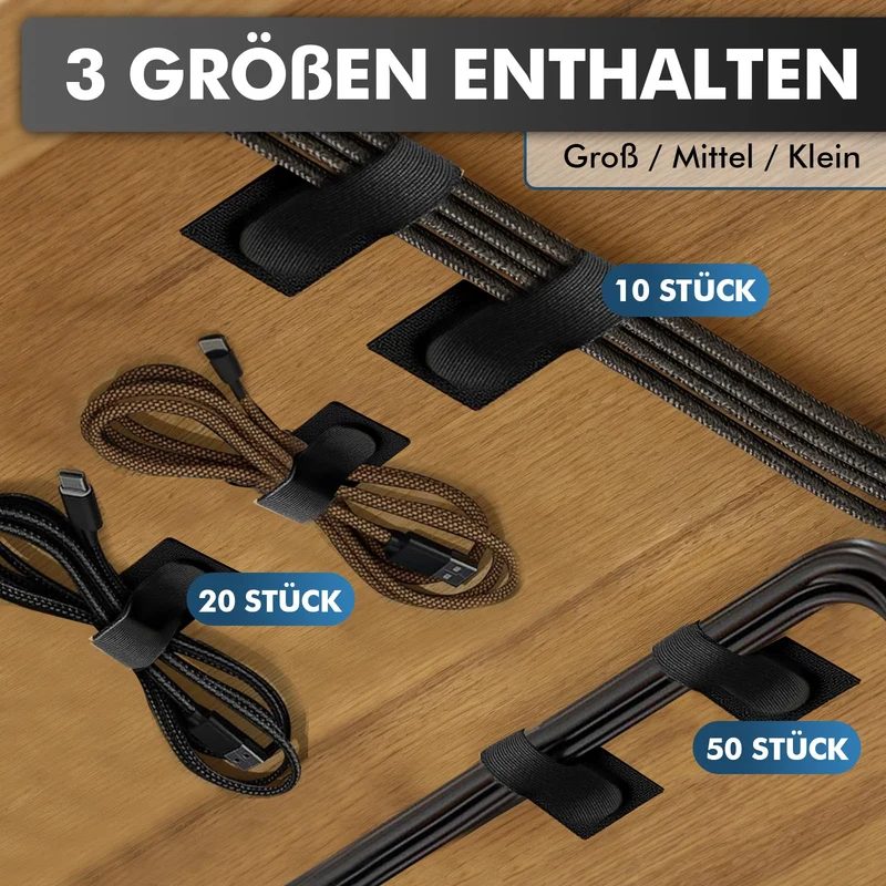 shinfly Kabelorganisation · Schwarz