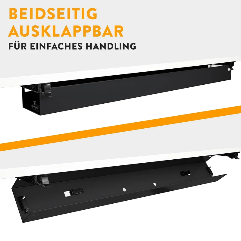 boho office Kabelorganisation · 107cm · Schwarz (Ral9005)