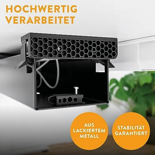 boho office Kabelorganisation · 107cm · Schwarz (Ral9005)