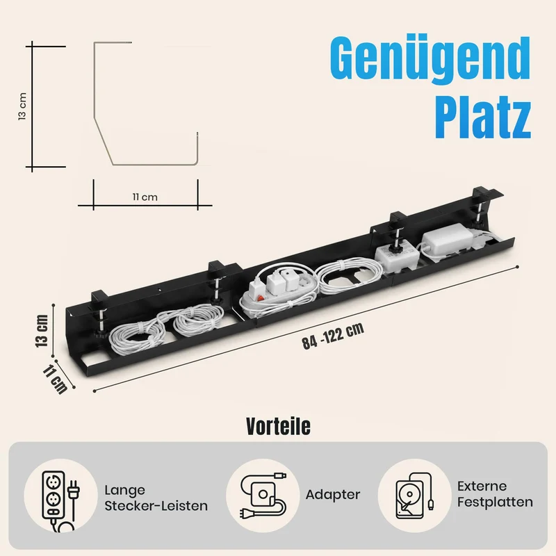 2GOODz Kabelorganisation · Schwarz