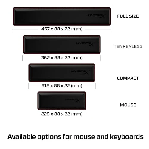 HyperX Handgelenkauflage · One Size · Schwarz