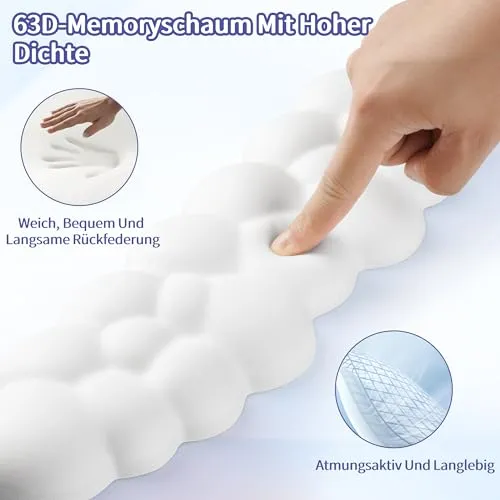 Sushret Handgelenkauflage · for Tenkeyless Keyboard · 01 Weiß