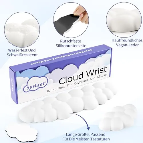 Sushret Handgelenkauflage · for Tenkeyless Keyboard · 01 Weiß