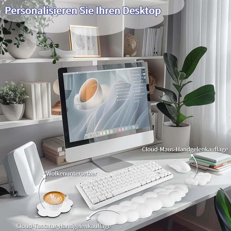 Sushret Handgelenkauflage · for Tenkeyless Keyboard · 01 Weiß