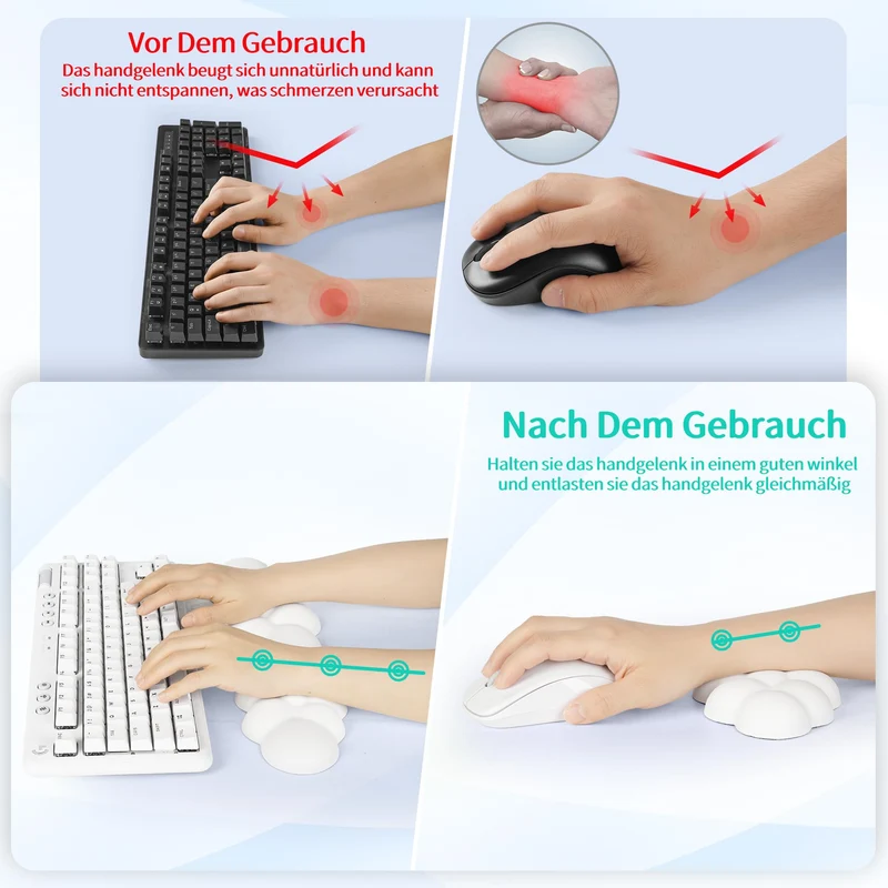 Sushret Handgelenkauflage · for Tenkeyless Keyboard · 01 Weiß