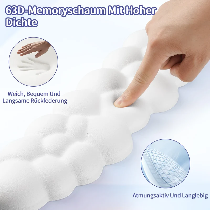 Sushret Handgelenkauflage · for Tenkeyless Keyboard · 01 Weiß