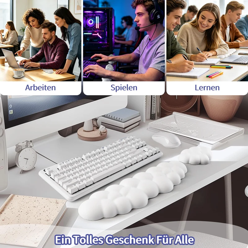 Sushret Handgelenkauflage · for Tenkeyless Keyboard · 01 Weiß
