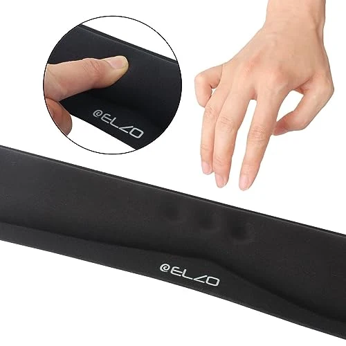 ELZO Handgelenkauflage · para Teclado · Schwarz, Faser