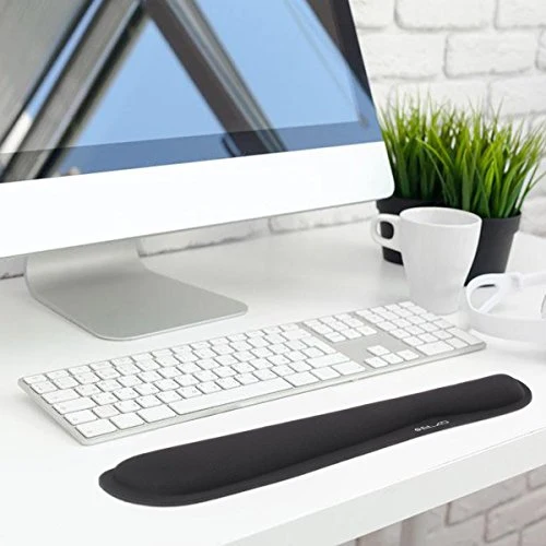 ELZO Handgelenkauflage · para Teclado · Schwarz, Faser