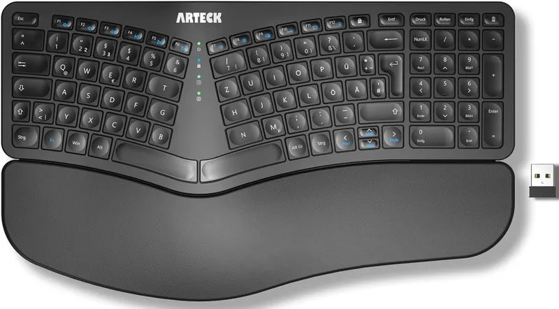 Arteck Handgelenkauflage · 41,9L x 24,4B x 2,6H cm · Schwarz