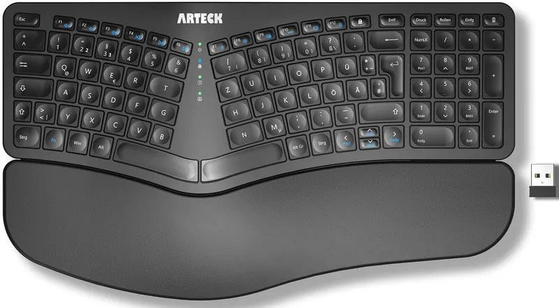 Arteck Handgelenkauflage · 41,9L x 24,4B x 2,6H cm · Schwarz
