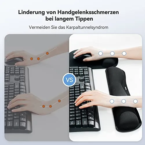 TECKNET Handgelenkauflage · Schwarz
