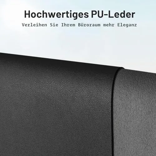 Aothia Schreibtischunterlage · 40 x 80 cm · Schwarz