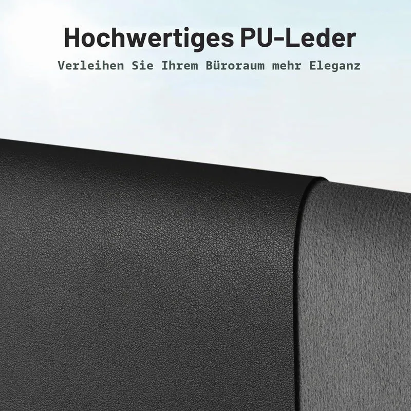 Aothia Schreibtischunterlage · 40 x 80 cm · Schwarz