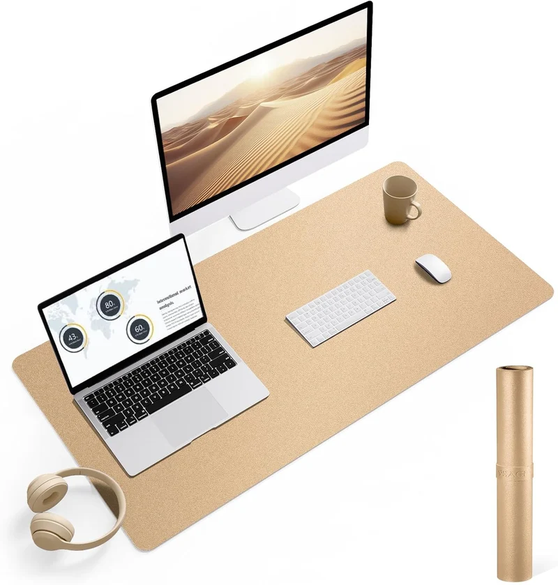 YSAGi Schreibtischunterlage · 80 x 40 cm · Beige
