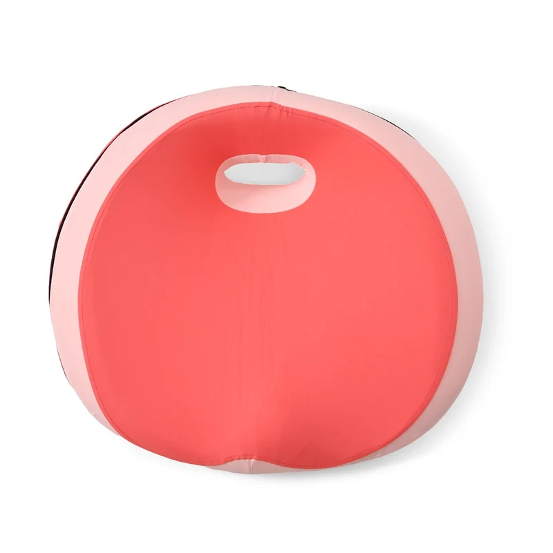 Sitzkissen aus Memory-Schaum mit kühlendem Bezug und atmungsaktivem Design, ergonomisch, 50x46x15 cm, Nylon-Spandex-Hülle, Rosa