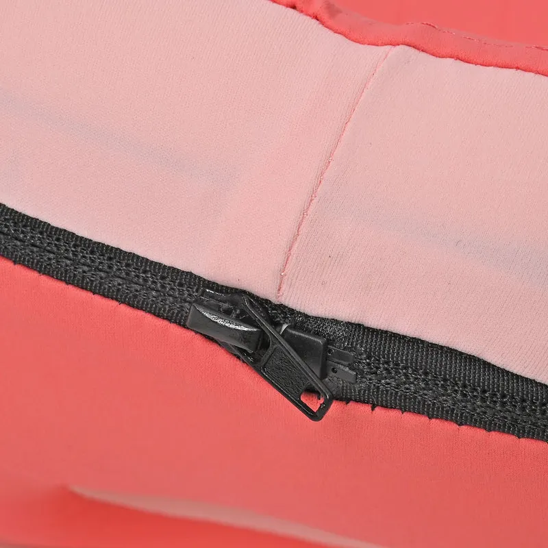 Sitzkissen aus Memory-Schaum mit kühlendem Bezug und atmungsaktivem Design, ergonomisch, 50x46x15 cm, Nylon-Spandex-Hülle, Rosa
