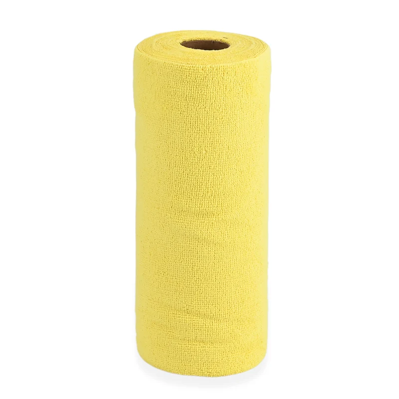 Wiederverwendbare Abreiß-Mikrofaser-Handtuchrolle - 30x30cm, 30 Tücher/Rolle, 180gsm, Rosa