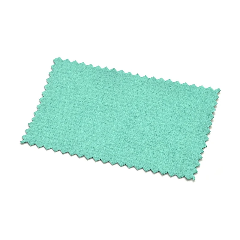 20 Stück Anti-Anlauf-Silberpoliertücher, beidseitig verwendbar, Größe: 6,8x10,8 cm, grau
